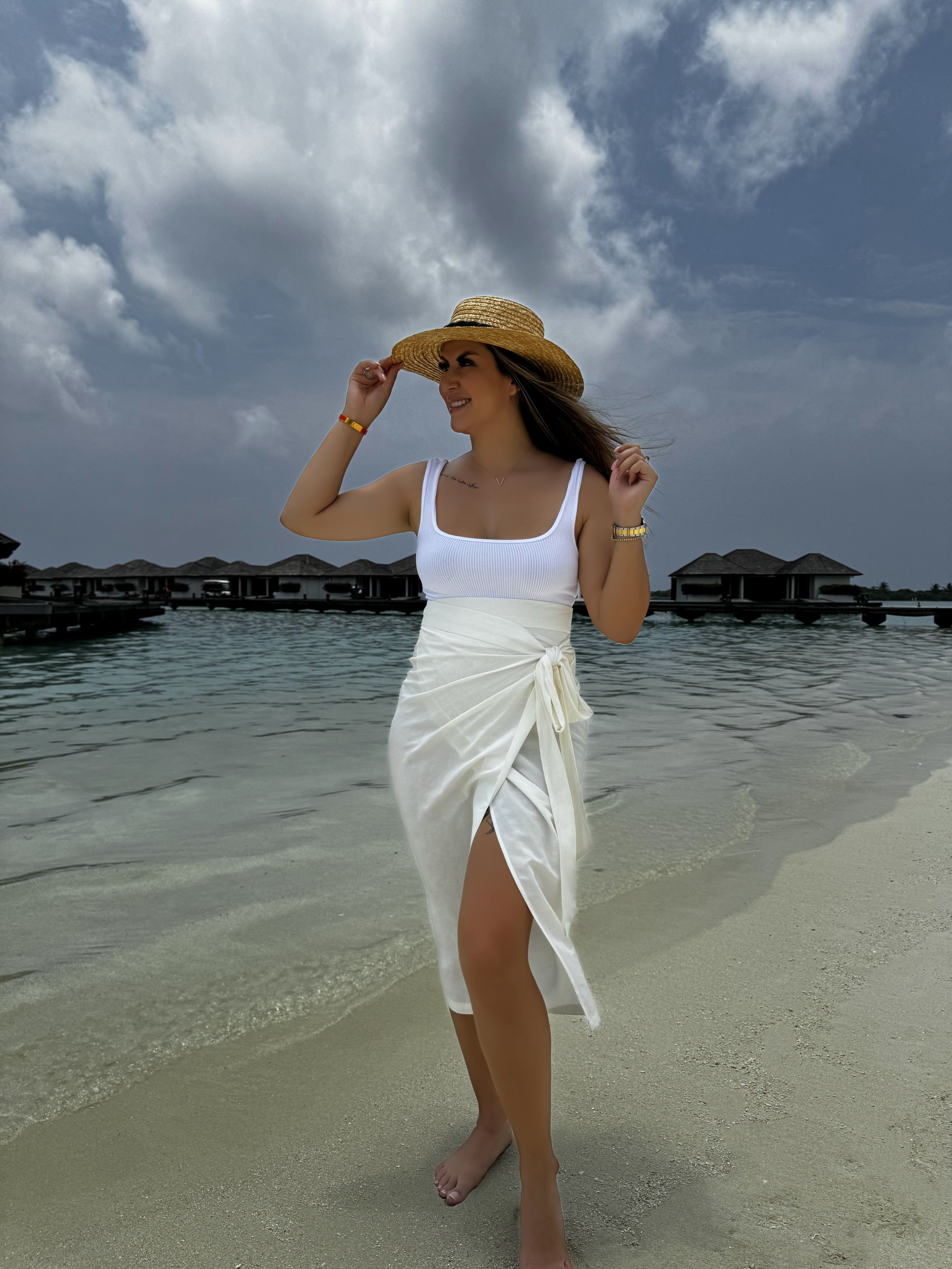 women's wrap skirt dubai white linen plus size